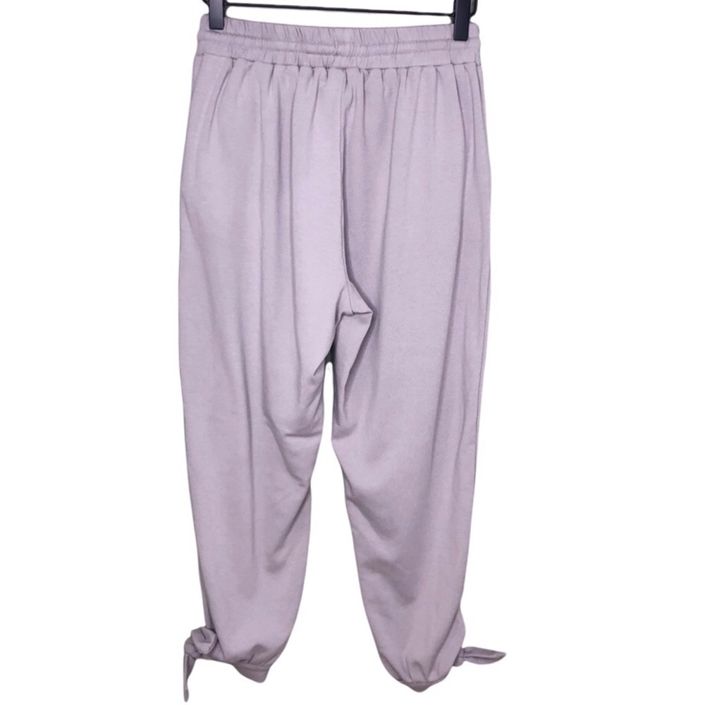 Lulu’s Skye Joggers Knit Light Grey Tie Ankle Size Small Loungewear - Picture 3 of 10
